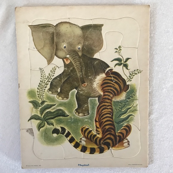 5 Vintage Playskool board puzzles - Picture 10 of 11